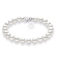 Bracciale Comete Donna Fili Perle Akoya/Qualità oro in Oro bianco Perla BRQ 112 19